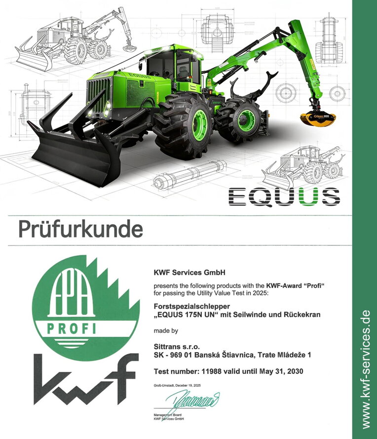 KWF certifikovaná kvalita